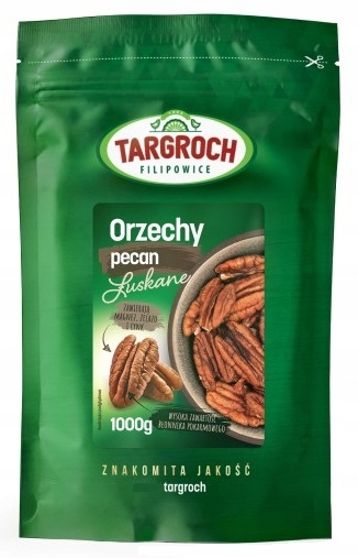Targroch Orzechy Pekan Pecan Łuskane Zdrowe 1000g
