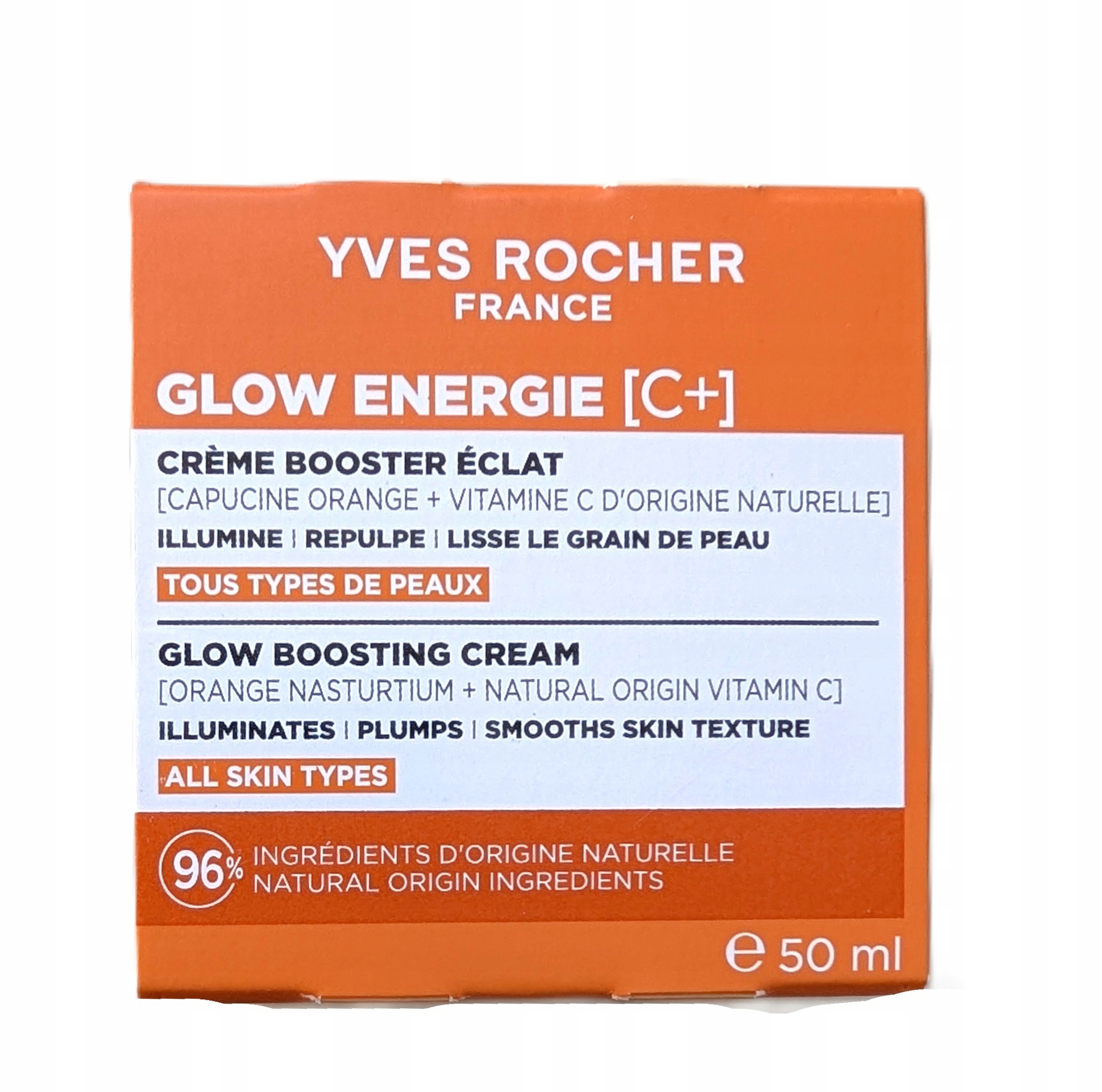 Yves Rocher Rozjasňující krém na obličej Glow Energie na den i noc 50 ml