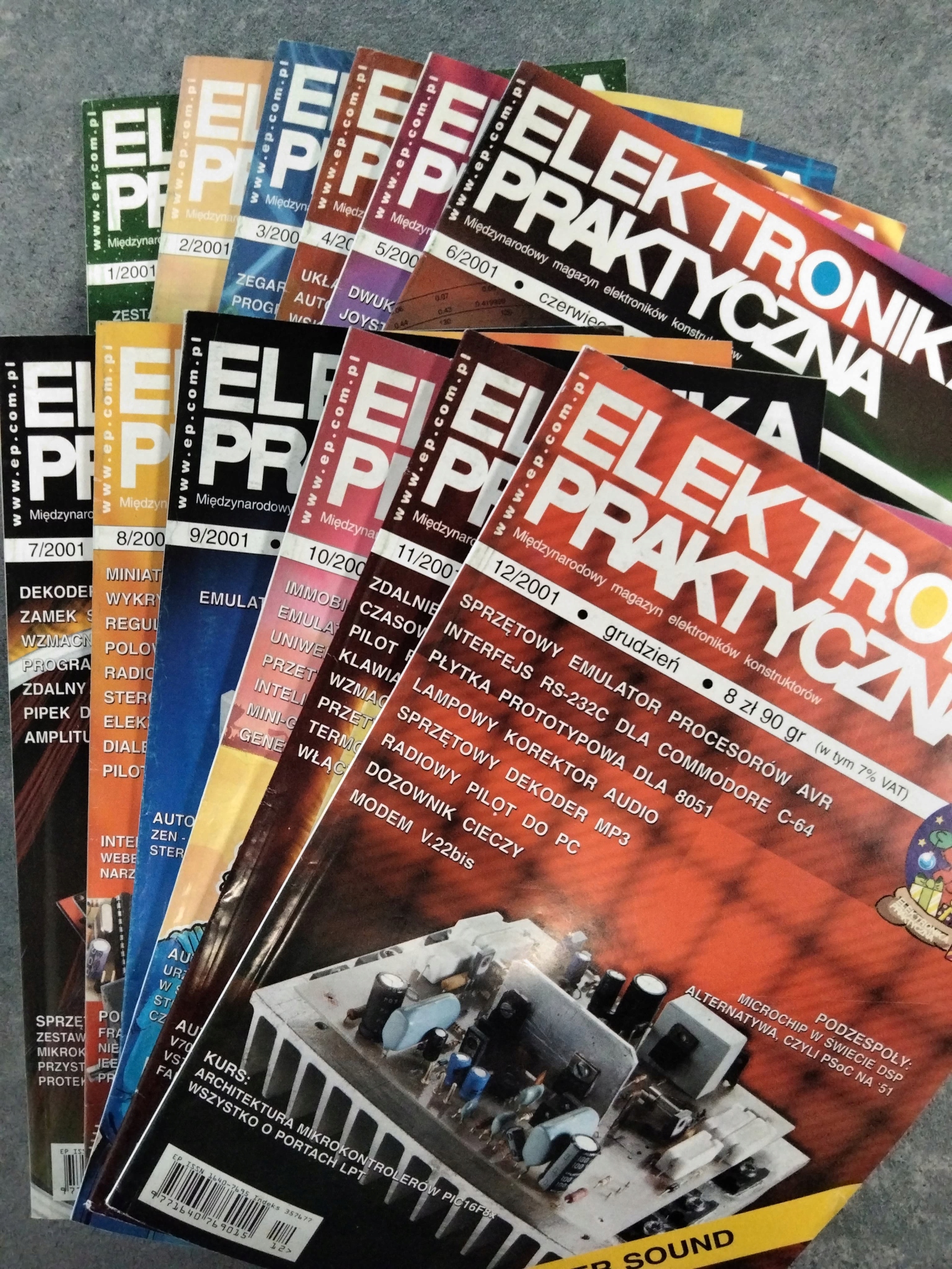 ELEKTRONIKA PRAKTYCZNA 2001 ROK