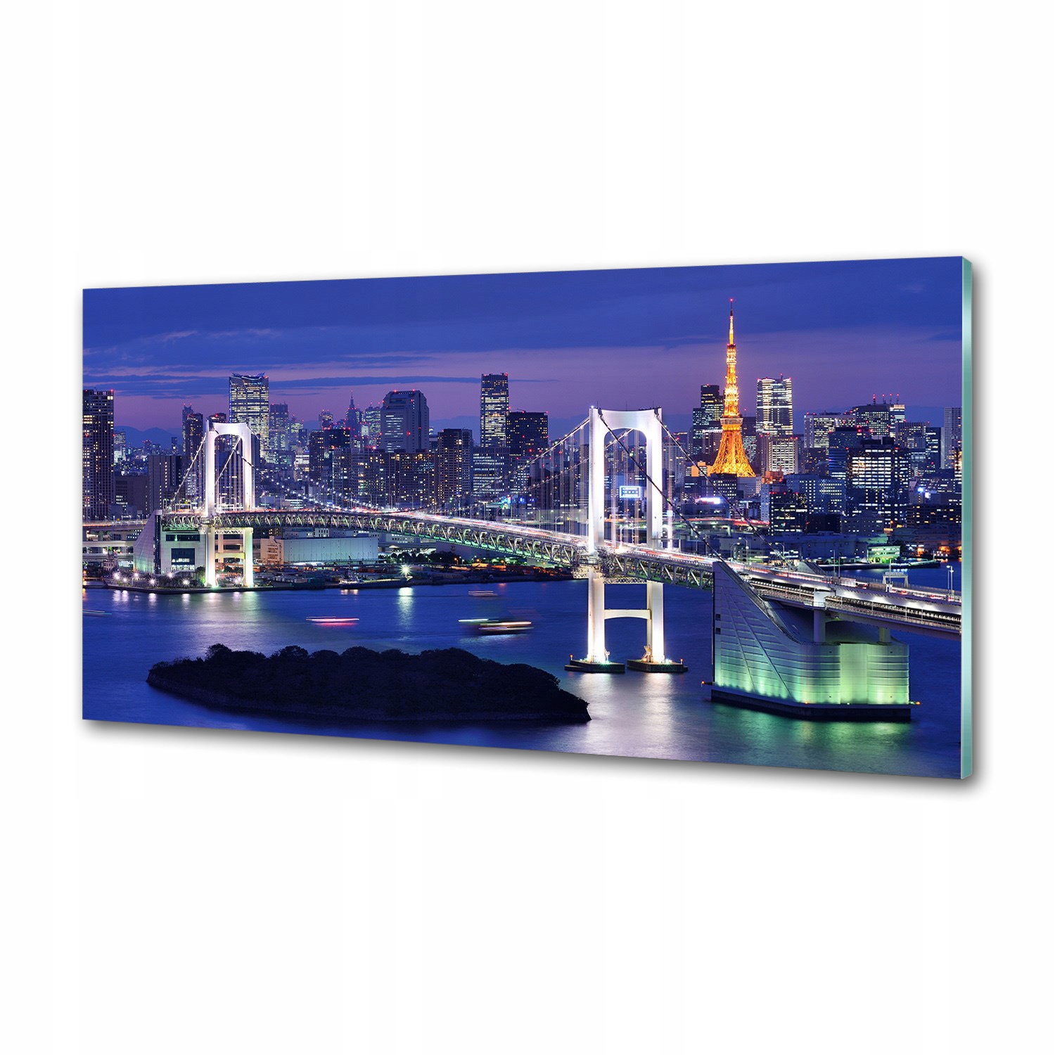 Panel dekor sklo Most v Tokiu 120x60 cm Lepidlo