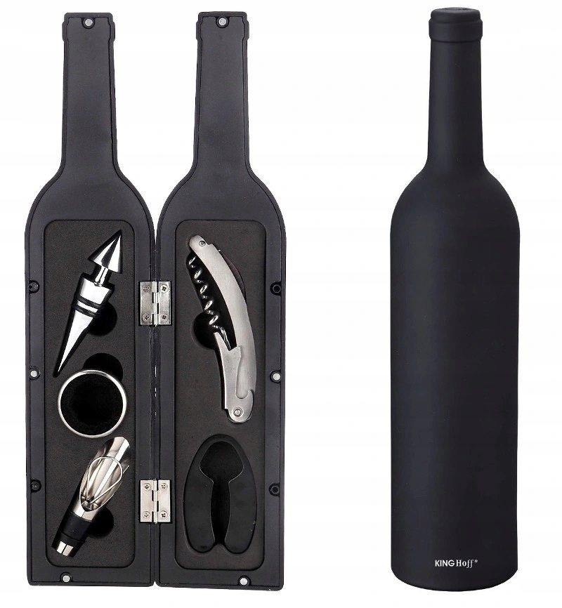 

Zestaw do Wina Korkociąg Otwieracz Nożyk Nalewak