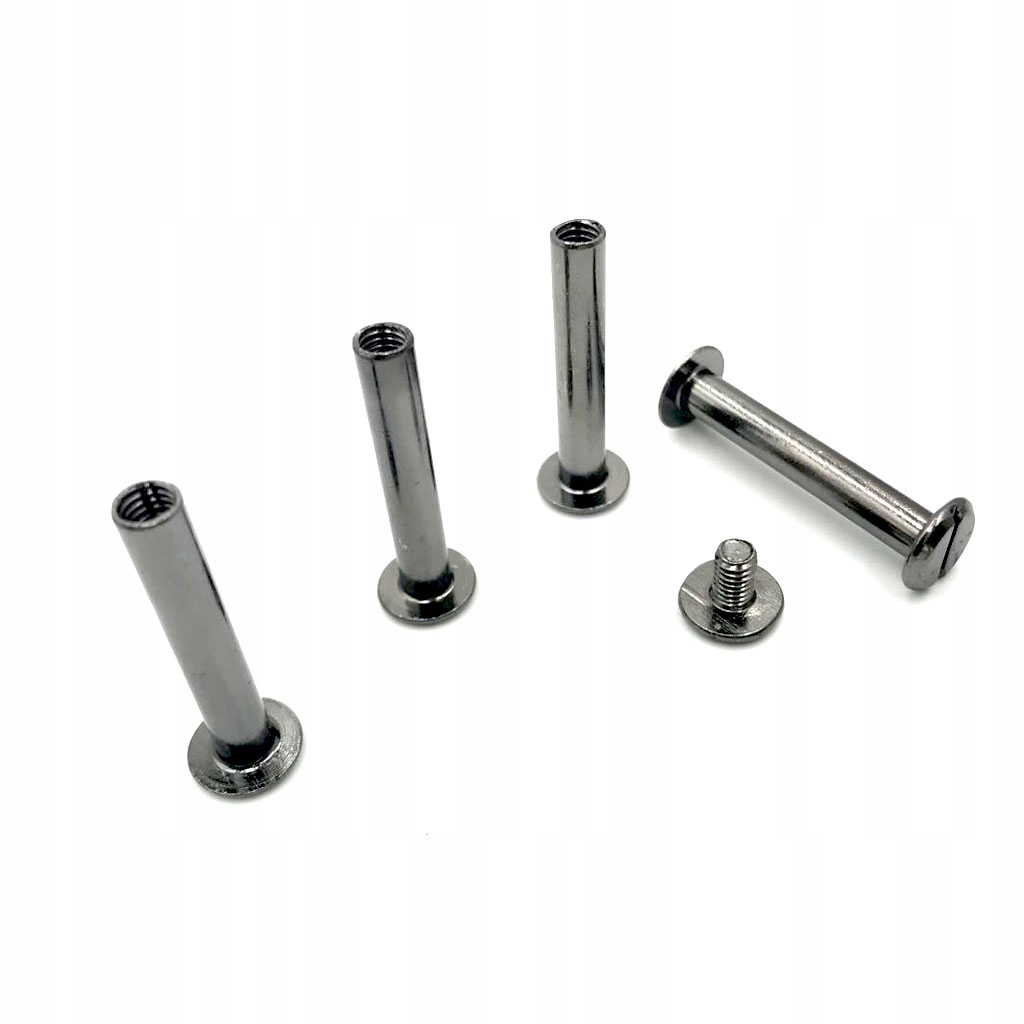 Słupy Wiążące śruby Nity Kolor dominujący czarny