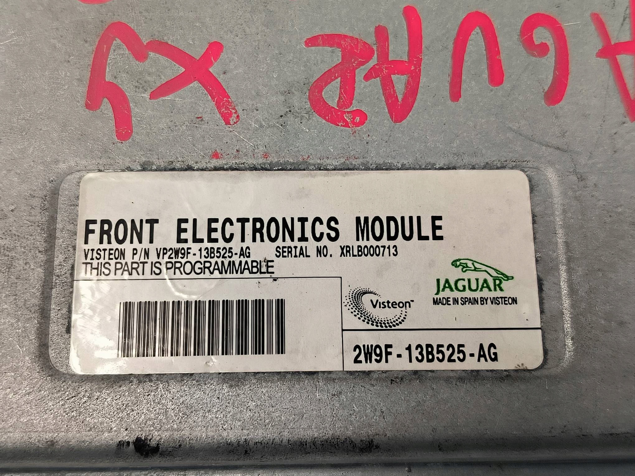 Unité commande confort 2W9F-13B525-AG JAGUAR XJ