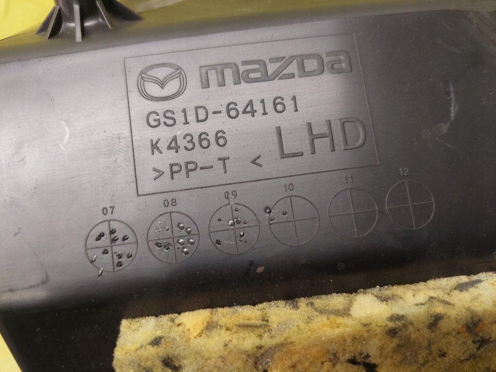 MAZDA 6 II Handschuhfach des Beifahrers GS1D64161