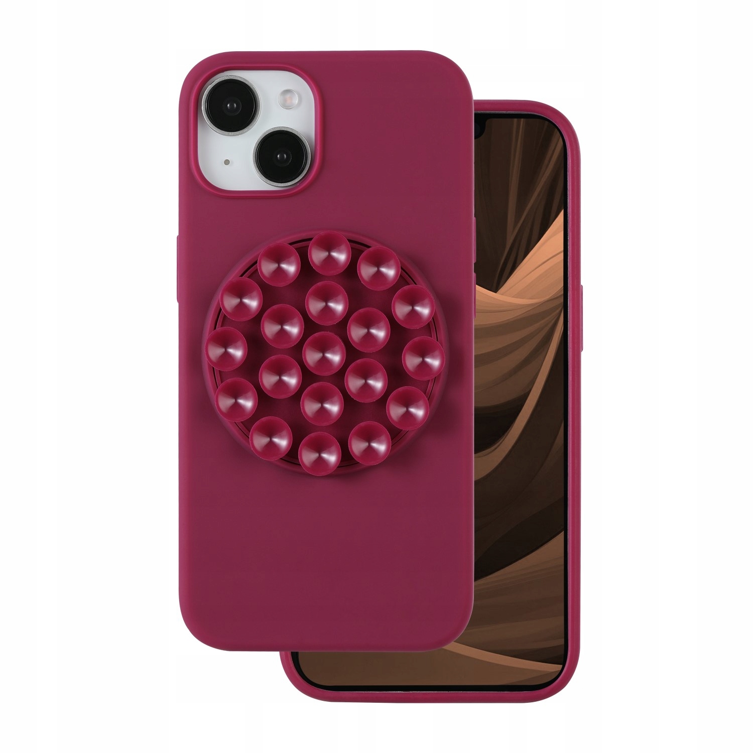 Nakładka Silicone Stick do iPhone 11 bordowa Tfo