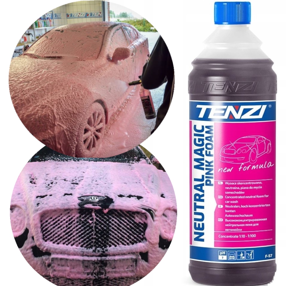 Tenzi Neutral pH Magic Foam Pink 1L Aktywna Piana Do Mycia Samochodu Auta