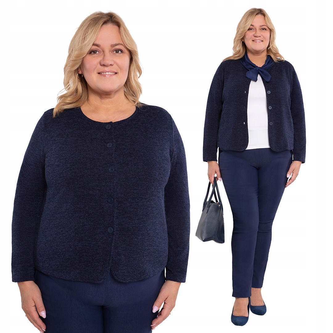 Tmavě modrý svetr 48/50