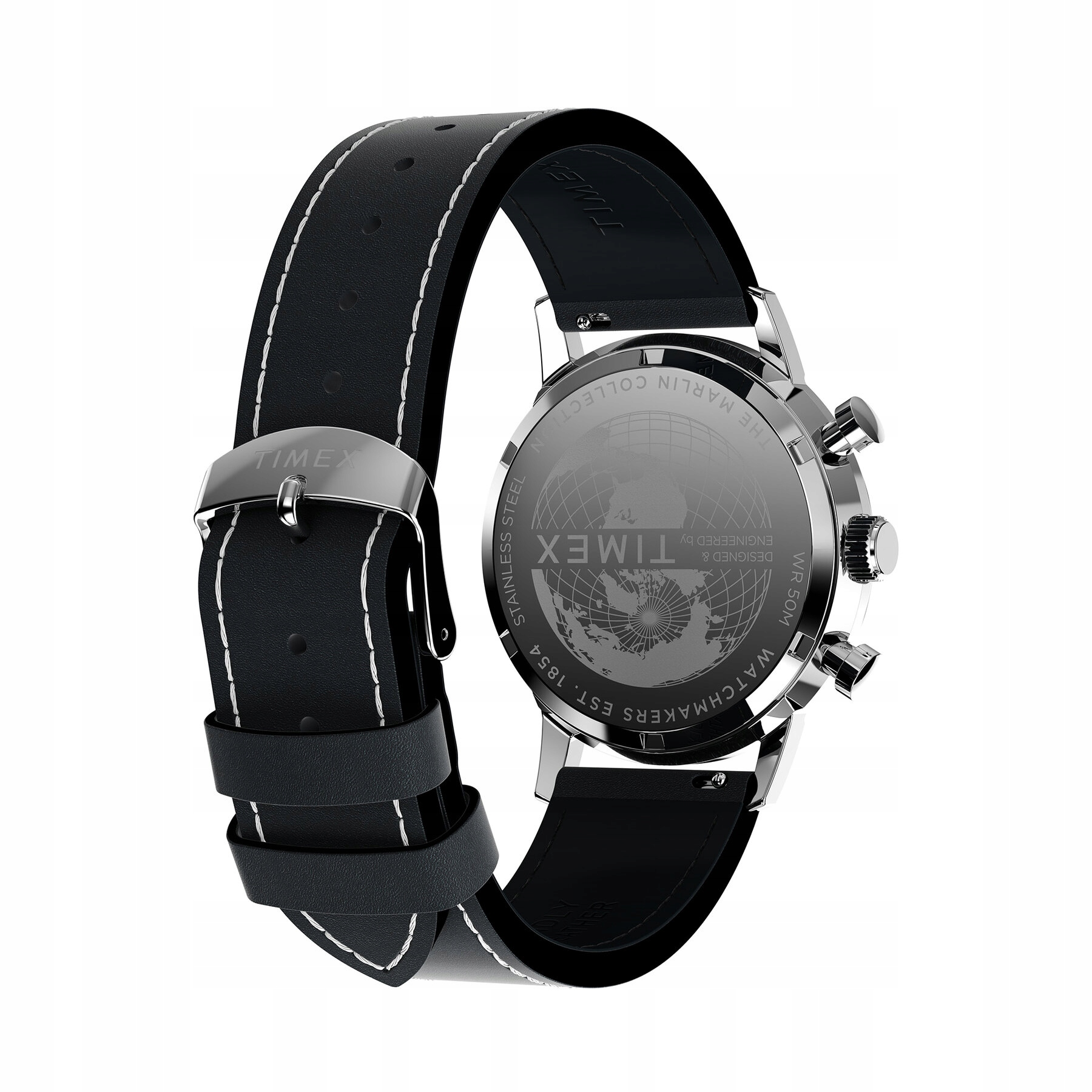 Timex Zegarek Męskie Srebrny TW2W98900