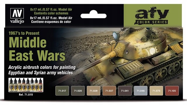 Vallejo 71619 Sada Model Air 8 barev Middle East