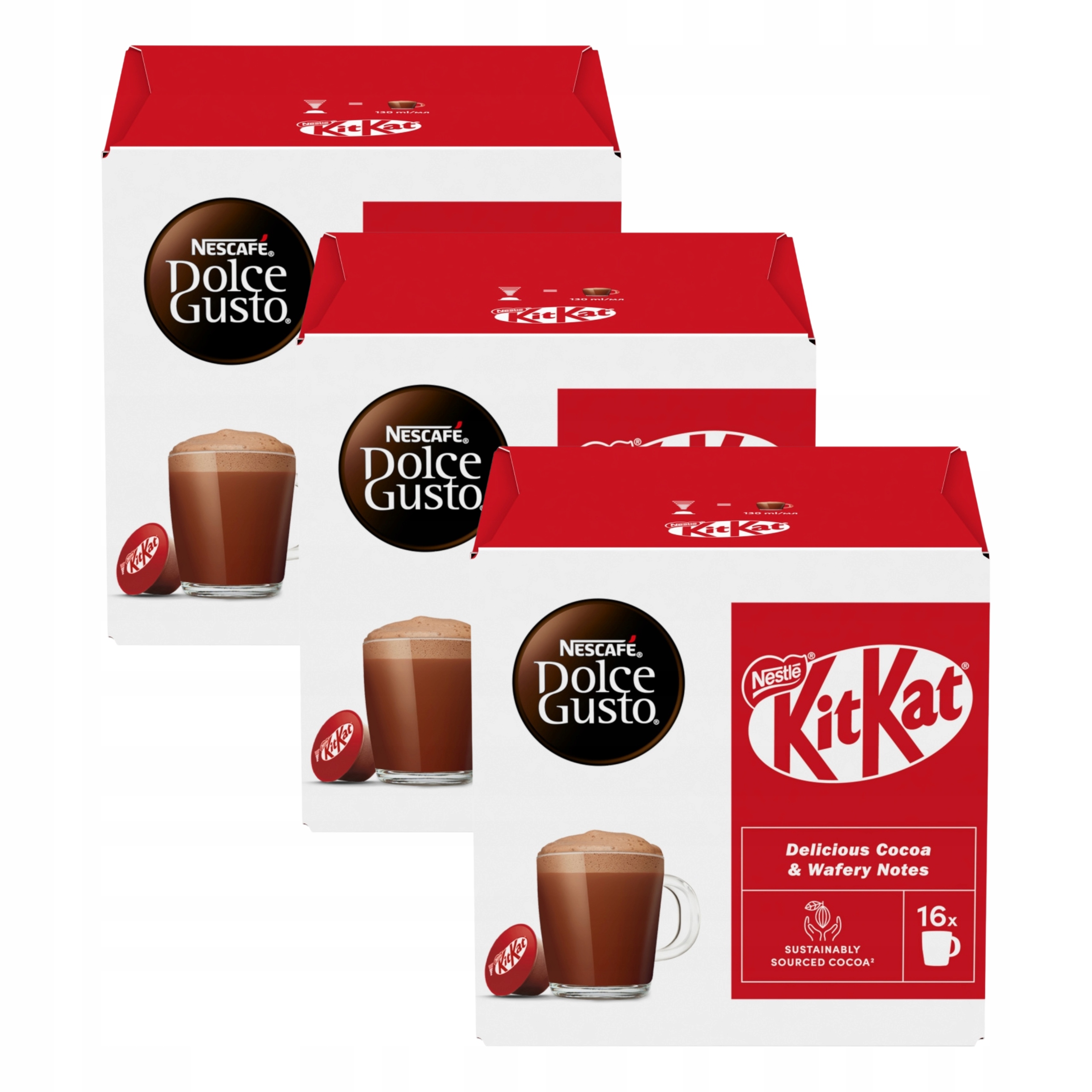 Nescafé Dolce Gusto KitKat Kakao 16 kapsułek x3