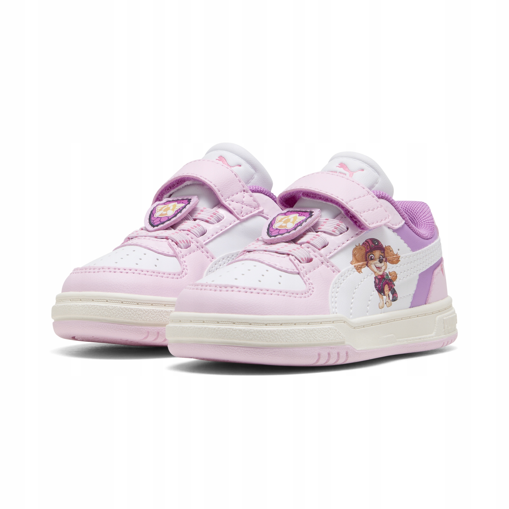 Buty dziewczęce sportowe Puma Caven III Psi Patrol 40690001 różowe rzep 24