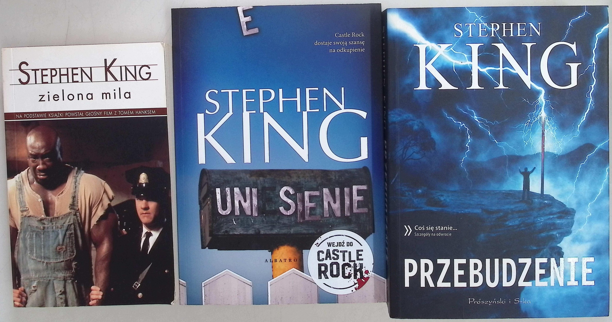 Zestaw 3 książek Stephen King