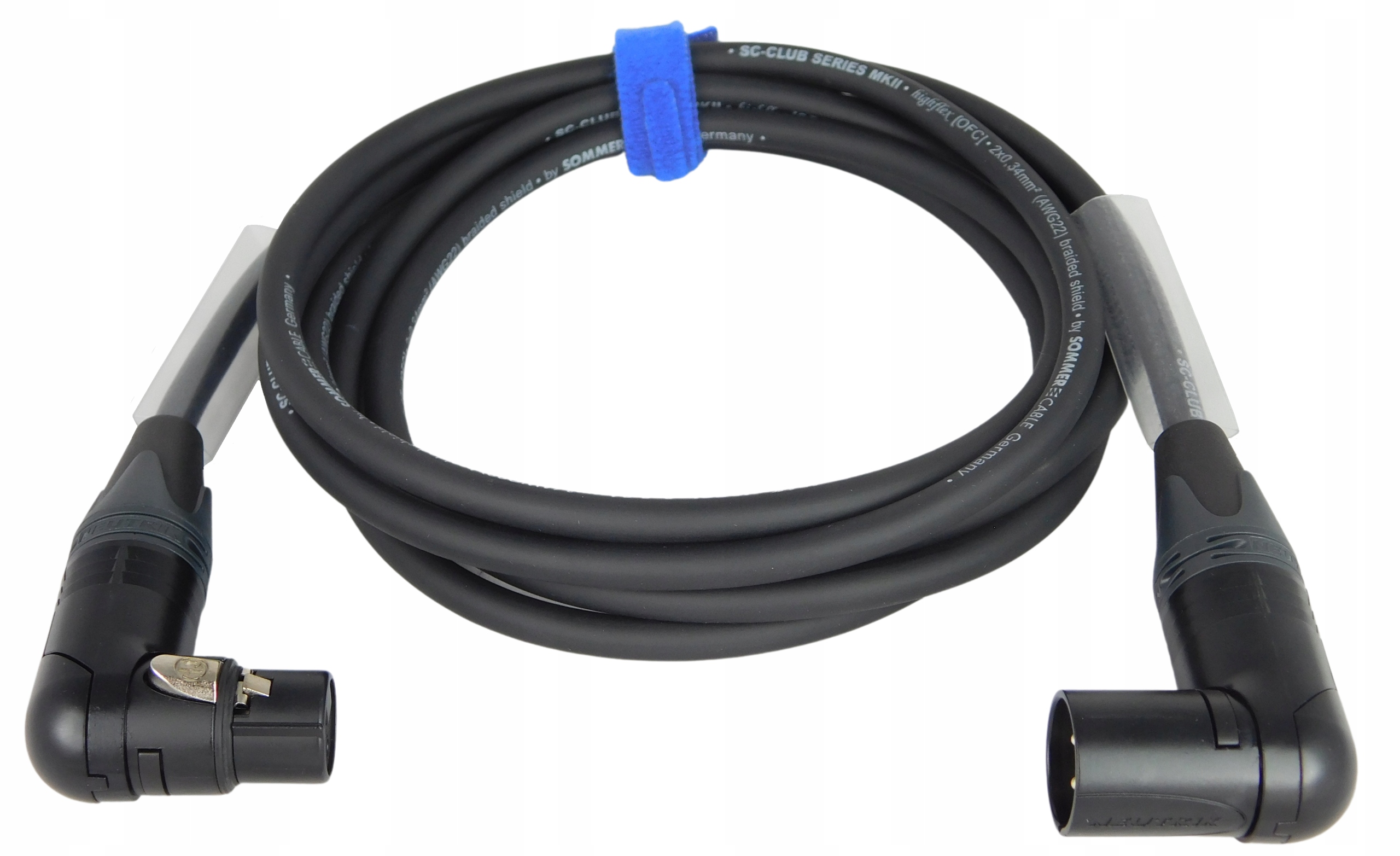 Sommer Club Úhlový Kabel Xlr Neutrik 10 m