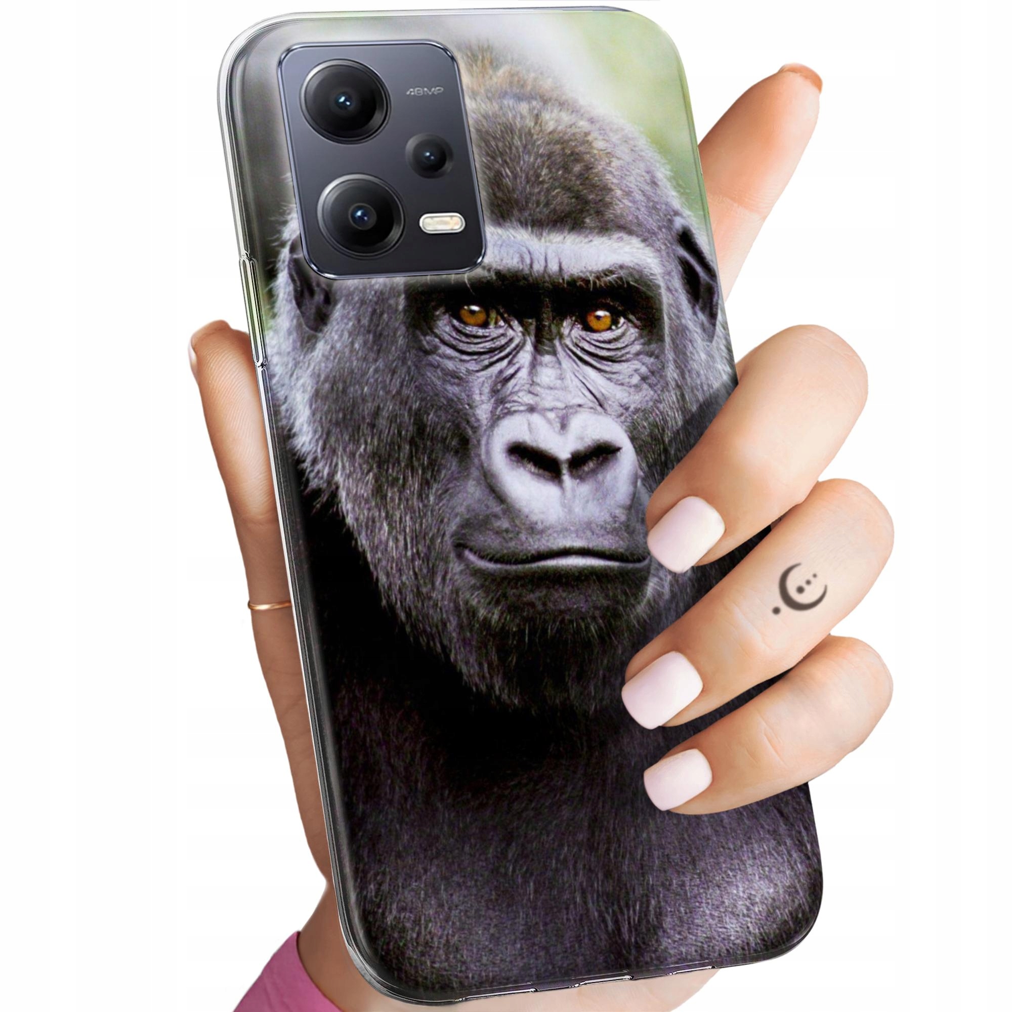 Etui Do Redmi Note 12 5G Poco X5 Małpki Małpa Nosacz Obudowa Case