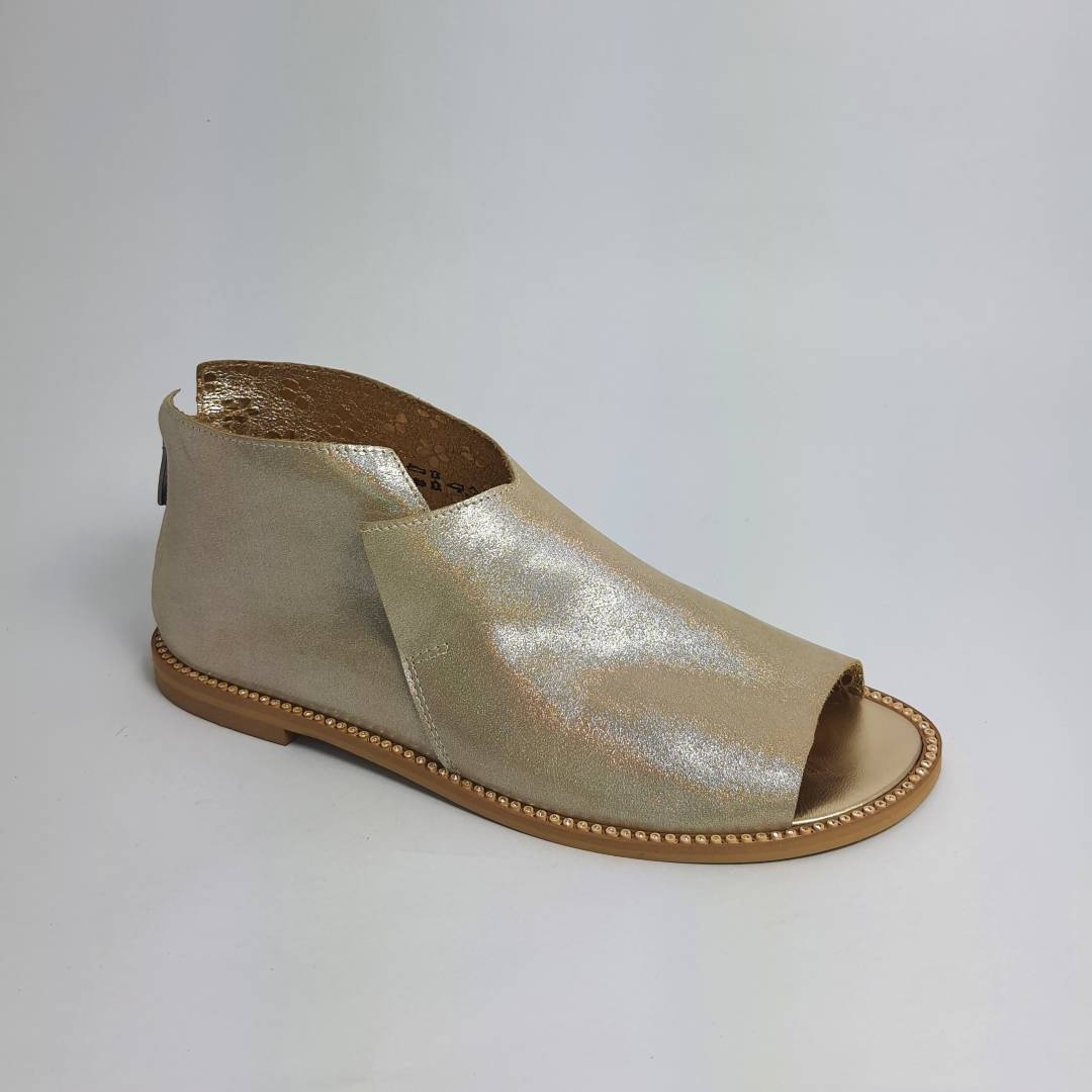 Dámské sandály Emi Romani 9768/1904 zlaté Velikost 39, Zlatá