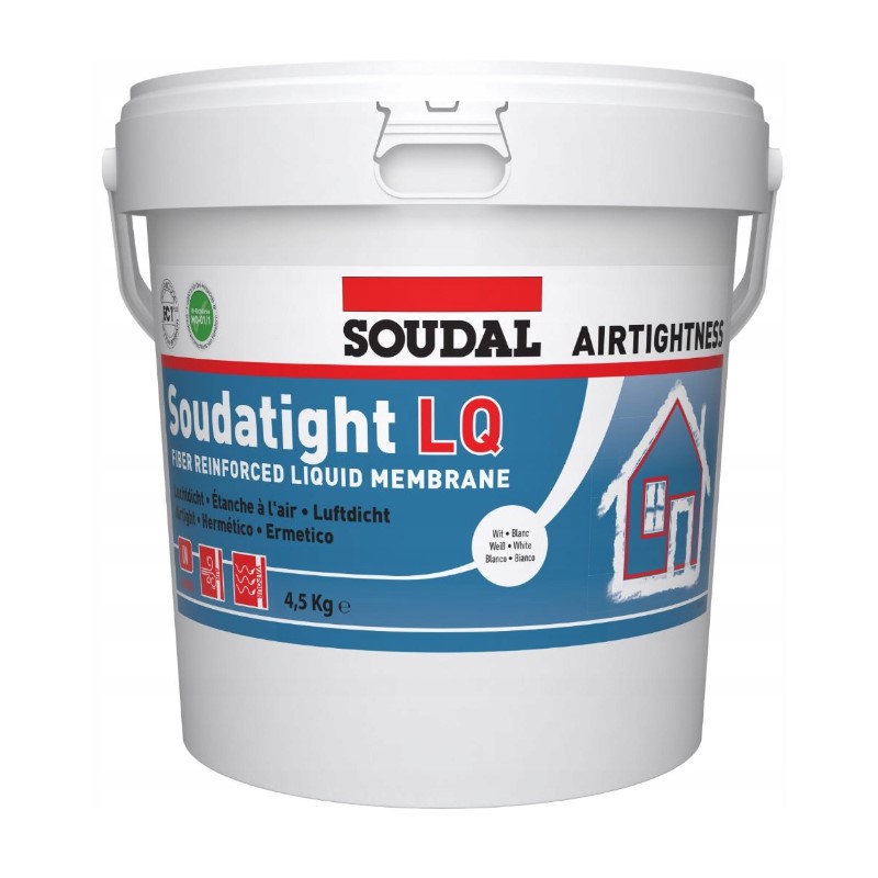 Soudal Membrána plyno- a parotěsná Soudatight Lq 4,5 kg bílá