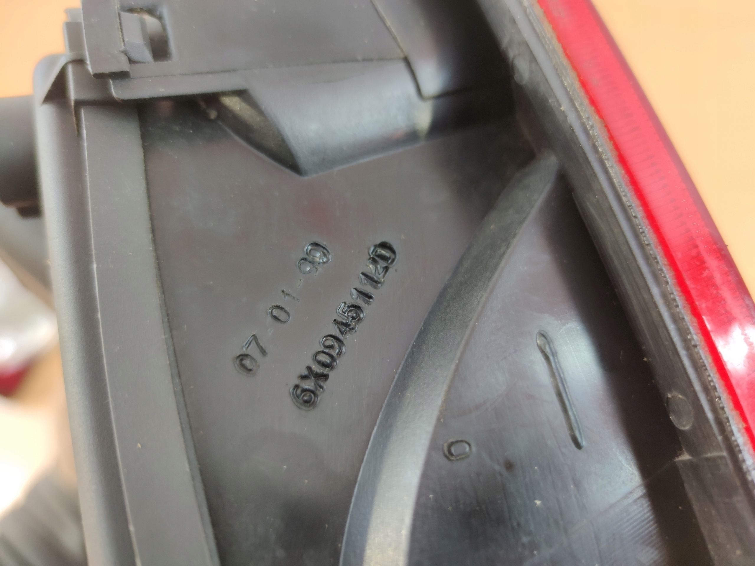 VW LUPO SEAT AROSA right light rear part rear BDB 6X0