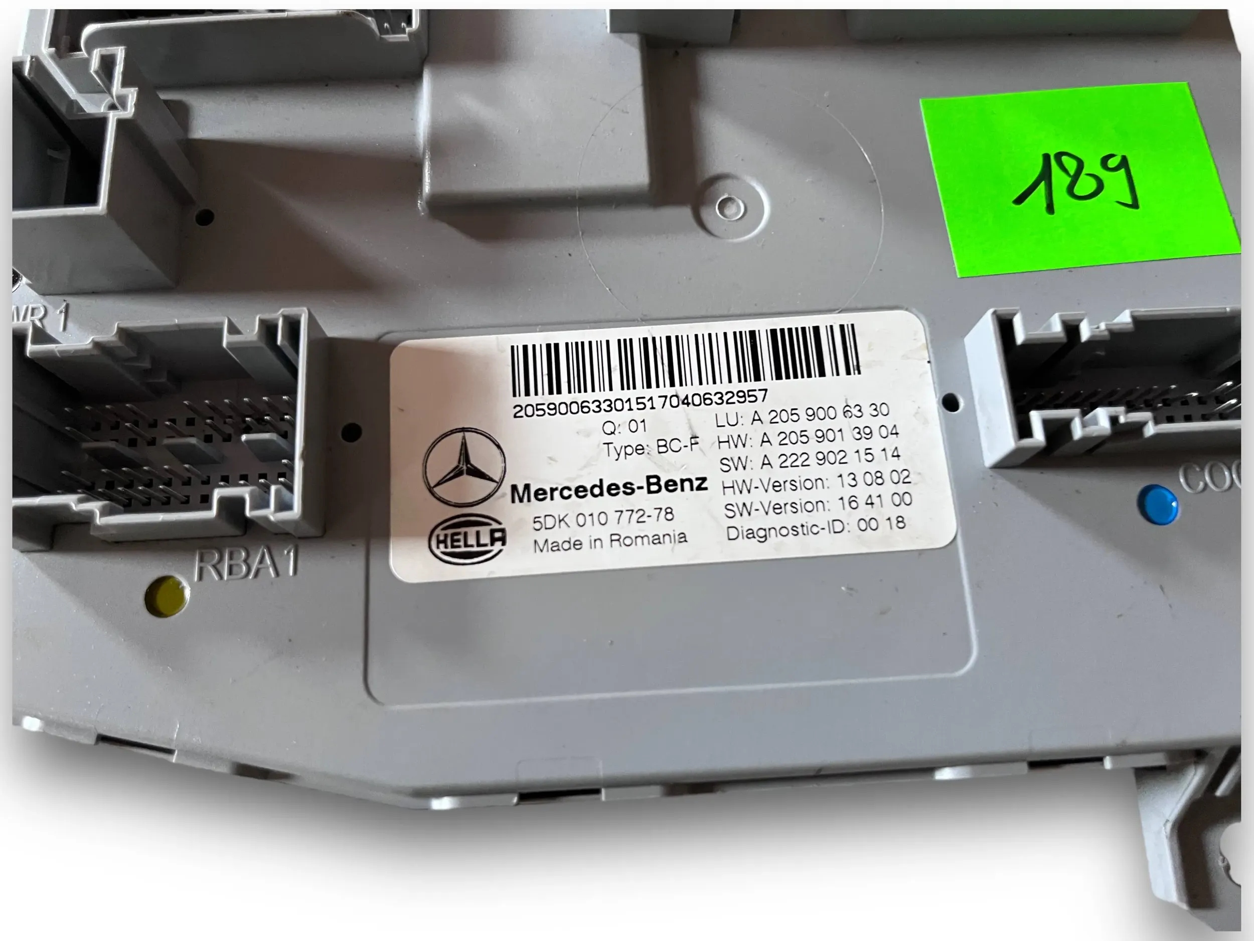 MERCEDES C KLASA W205 modul SAM 2059006330 @M