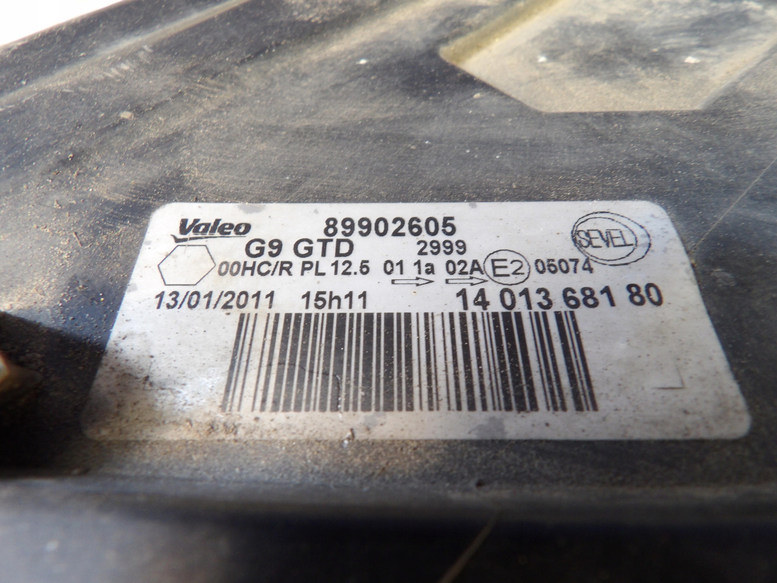 Fiat Scudo II light front left 89902605 1401368180