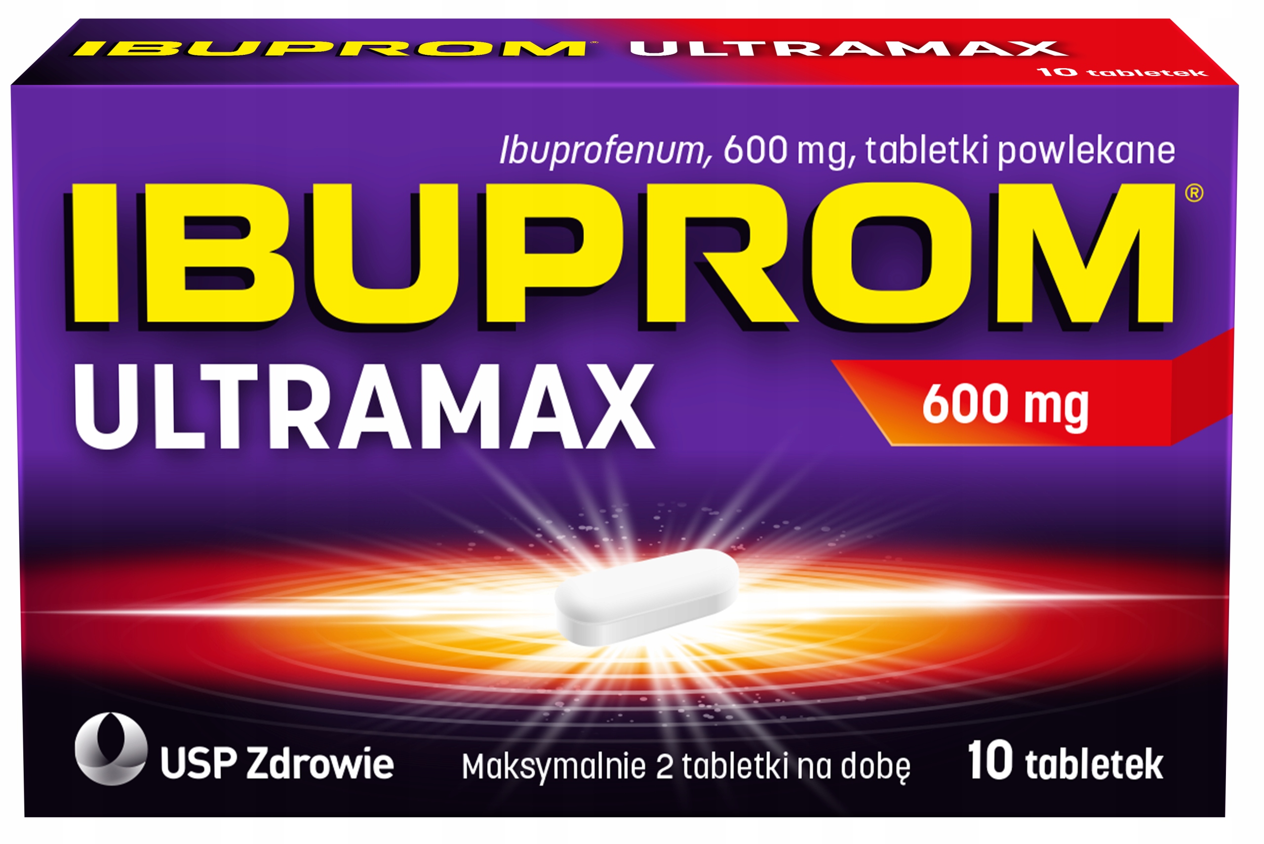 IBUPROM ULTRAMAX 600 mg Ibuprofen 10 tabletek 13595709252 Allegro.pl