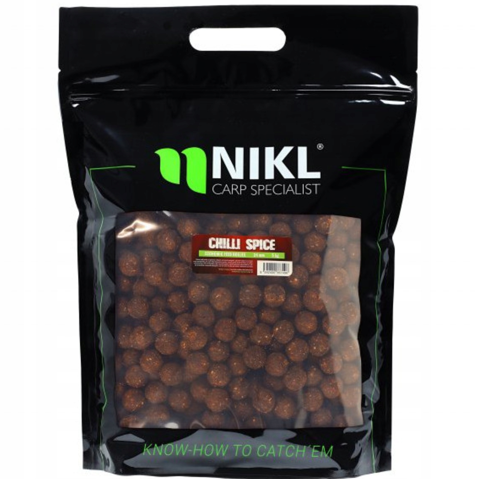 2x Proteinové kaprařské kuličky Chilli Spice 20 mm 5 kg Karel Nikl