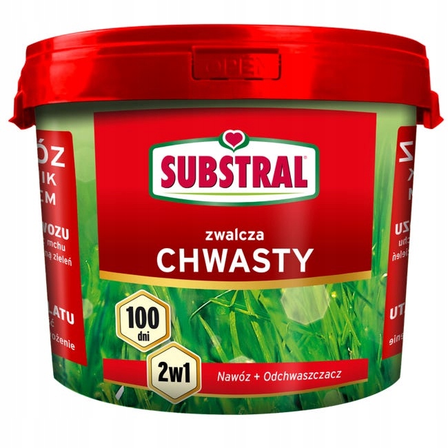 Substral Nawóz 2w1 do trawnika odchwaszczacz działa 100 dni 5kg