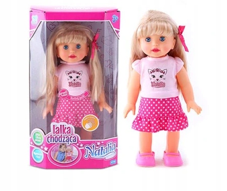 LALKA NATALIA CHODZĄCA INTERAKTYWNA MÓWI ŚPIEWA EAN (GTIN) 5901811122811