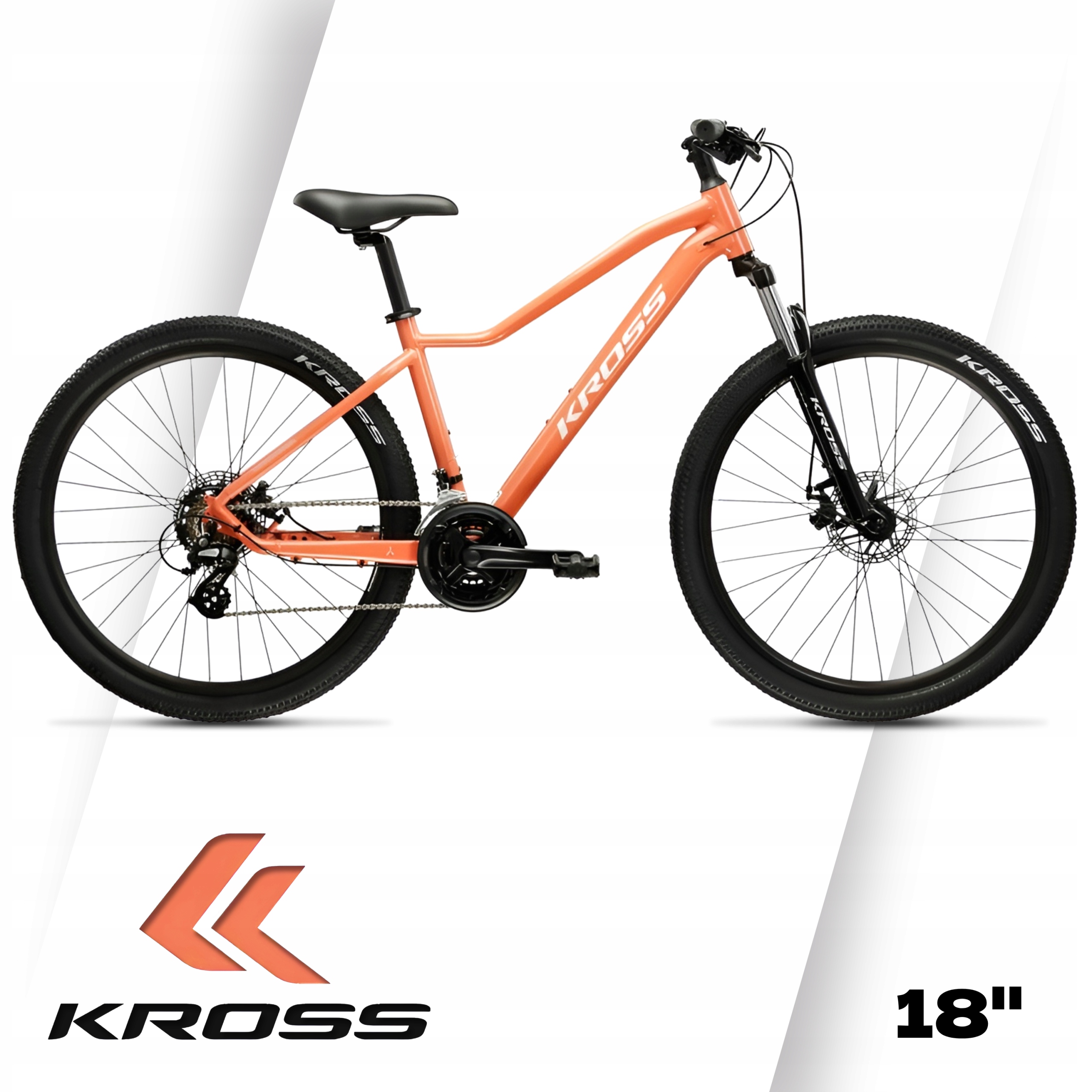 Damski Rower górski Kross Lea 2.0 29" rama alumi.18" 21 biegów H.tarczowe