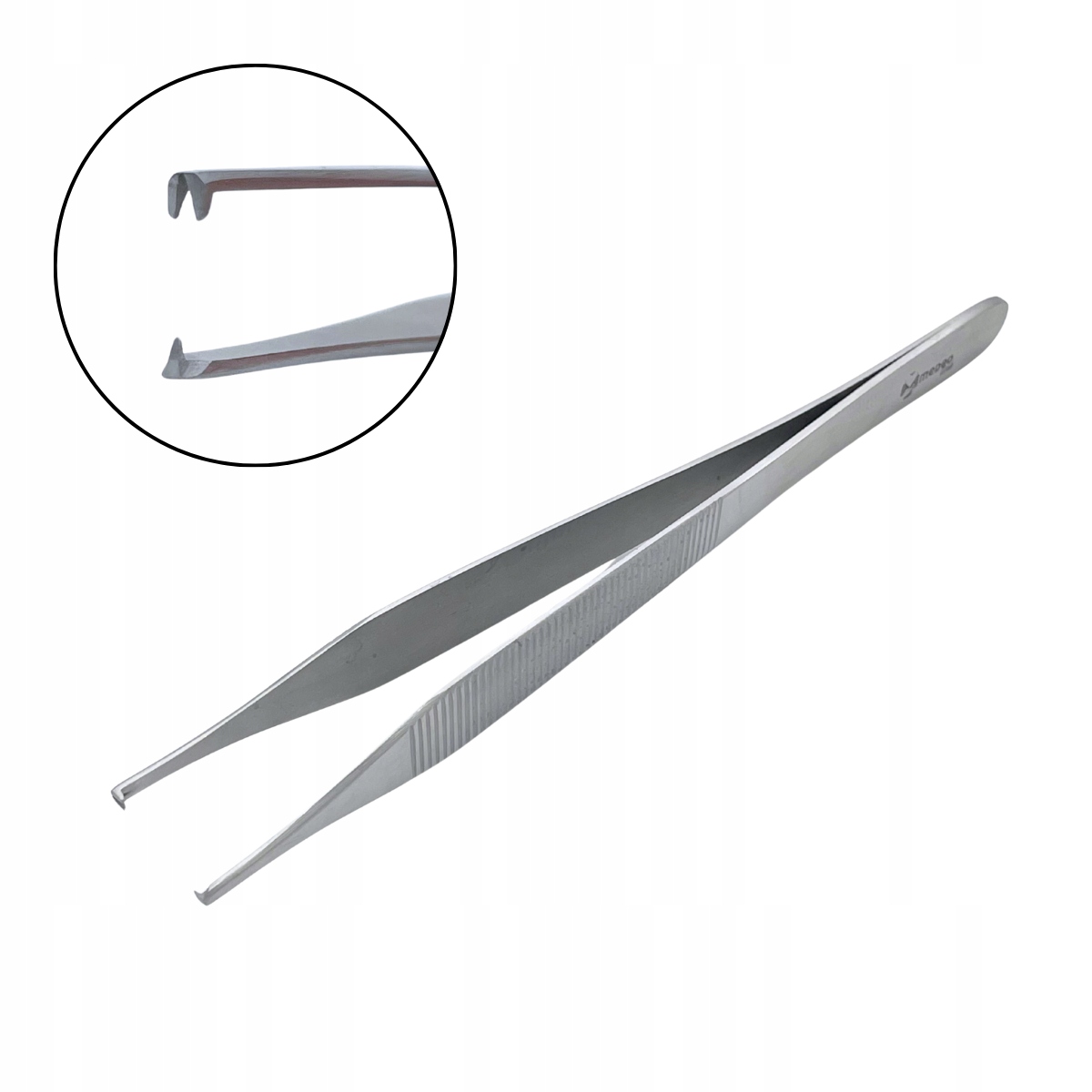 PĘSETA CHIRURGICZNA STANDARDOWA 1X2 ZĘBY 145 MM 14,5 CM