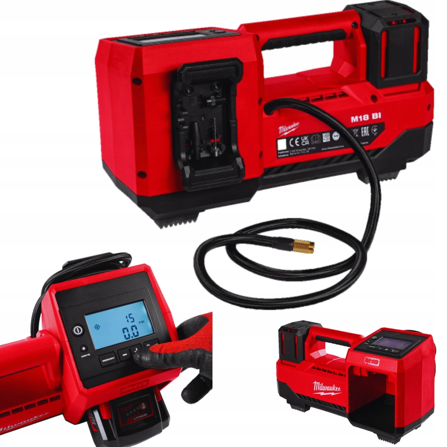 Milwaukee M18 Bi 0 Kompresor akumulatorowy sprężarka do opon 4933478706 18V