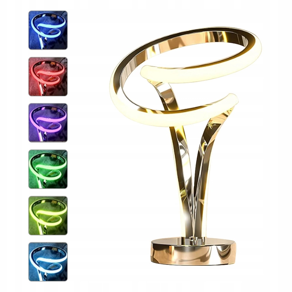 Led Stolní Lampa Rgb Dotyková 6 Barev A Teplé Světlo Do Obývacího Pokoje