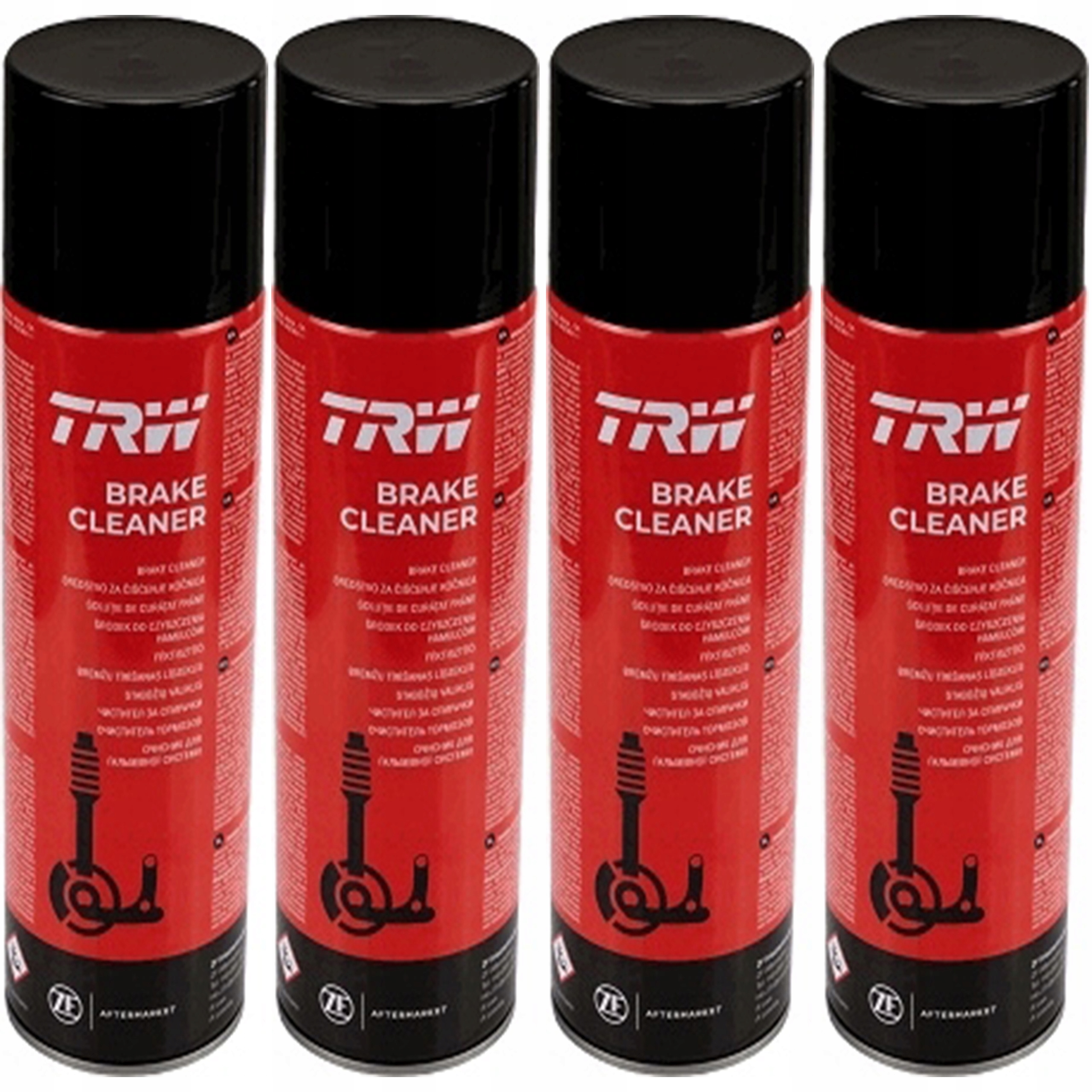 4X Trw Zmywacz Do Hamulców Tarcz Sprzęgieł 500 ml