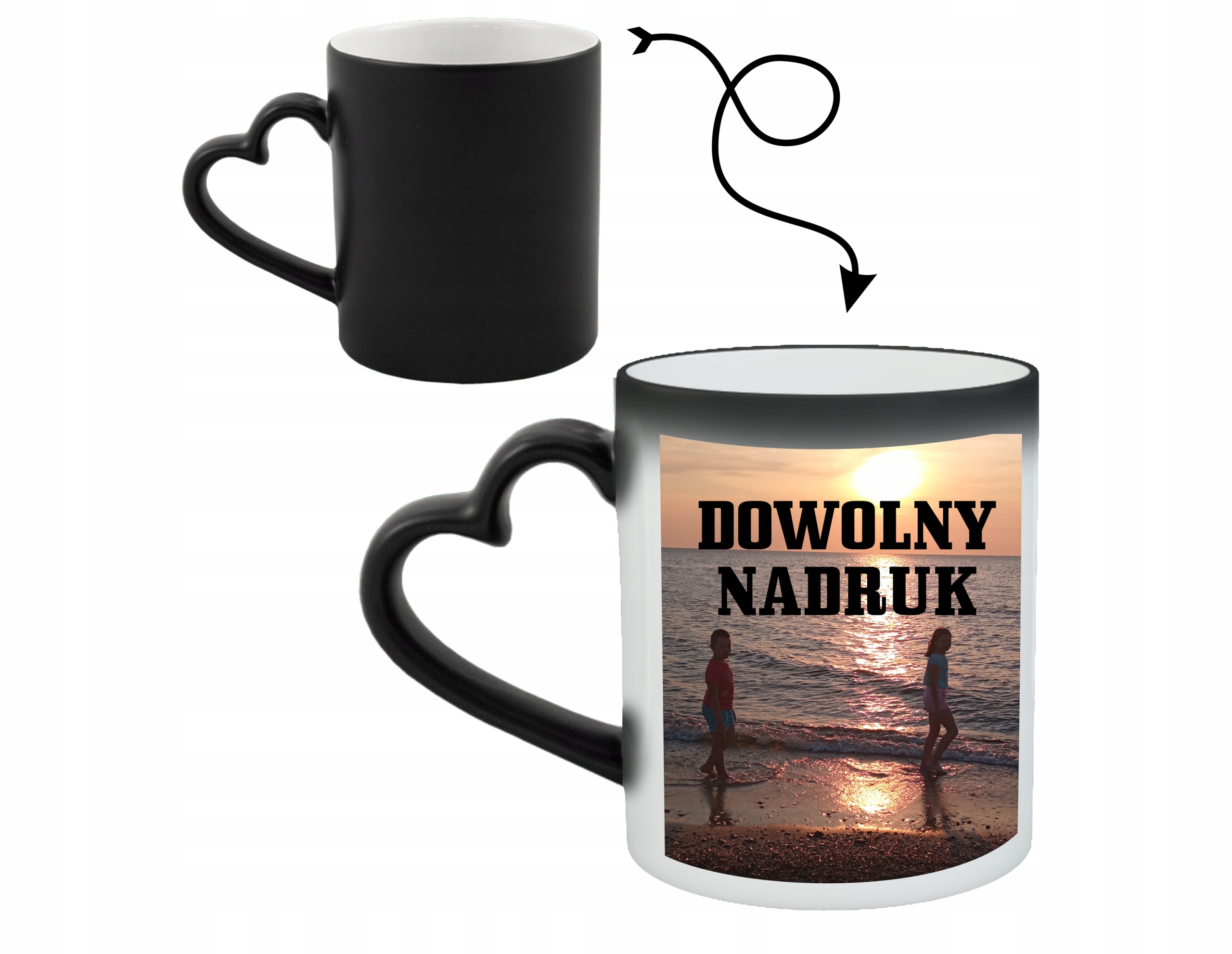 

Kubek magiczny Us Dowolny Nadruk Zdjęcie