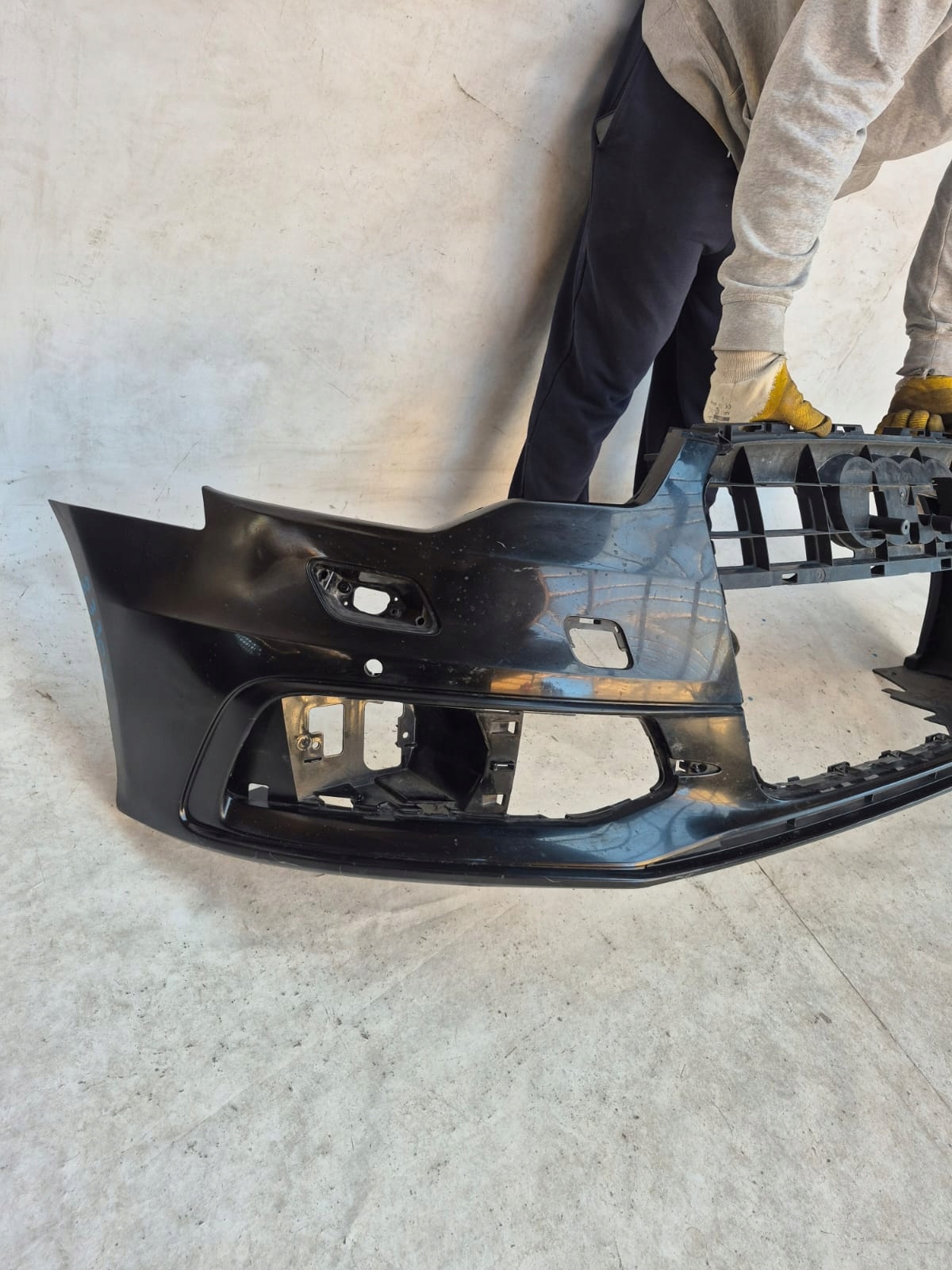 AUDI A6 C7 4G S-LINE 11-14 bumper front front SPR 4XPDC 4G0807437C