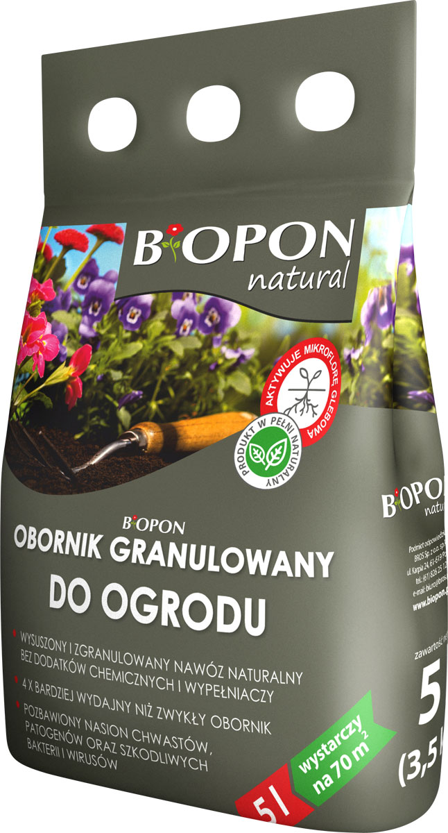 

Obornik Do Ogrodu Nawóz Naturalny Kurzy Kurzak 5L