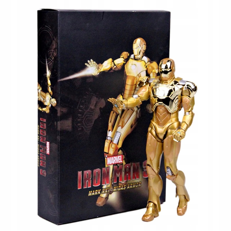 Iron man MK21 XXI Midas Avengers 18 cm akcesoria