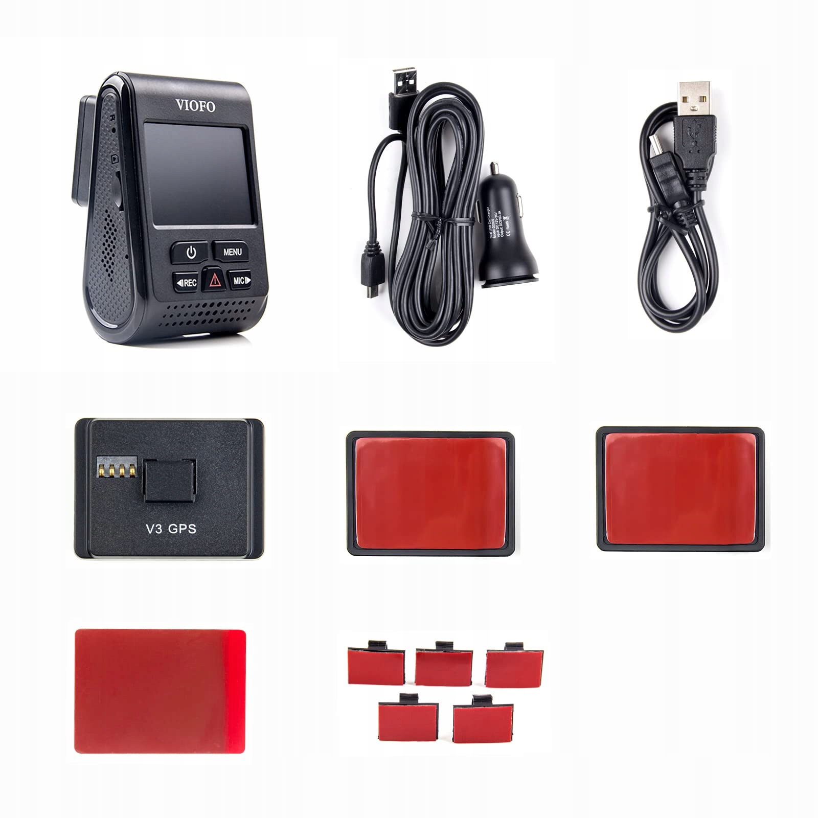 VIOFO A119 V3 Kamera 2K 60fps GPS Parkowanie Nocna Widoczność — miniatura 7