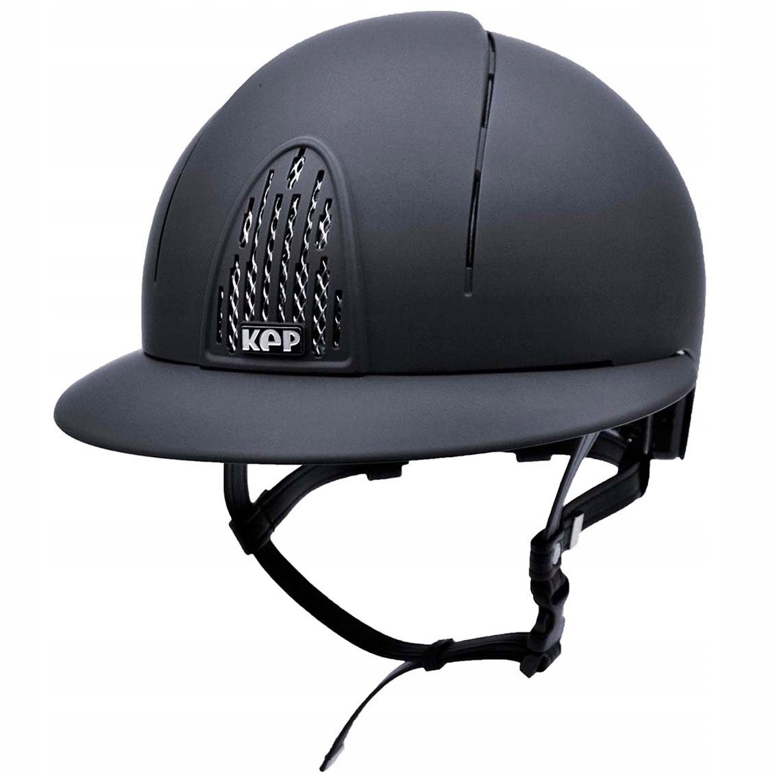 Jezdecká přilba Kep Smart Blue PoloPeak modrá M