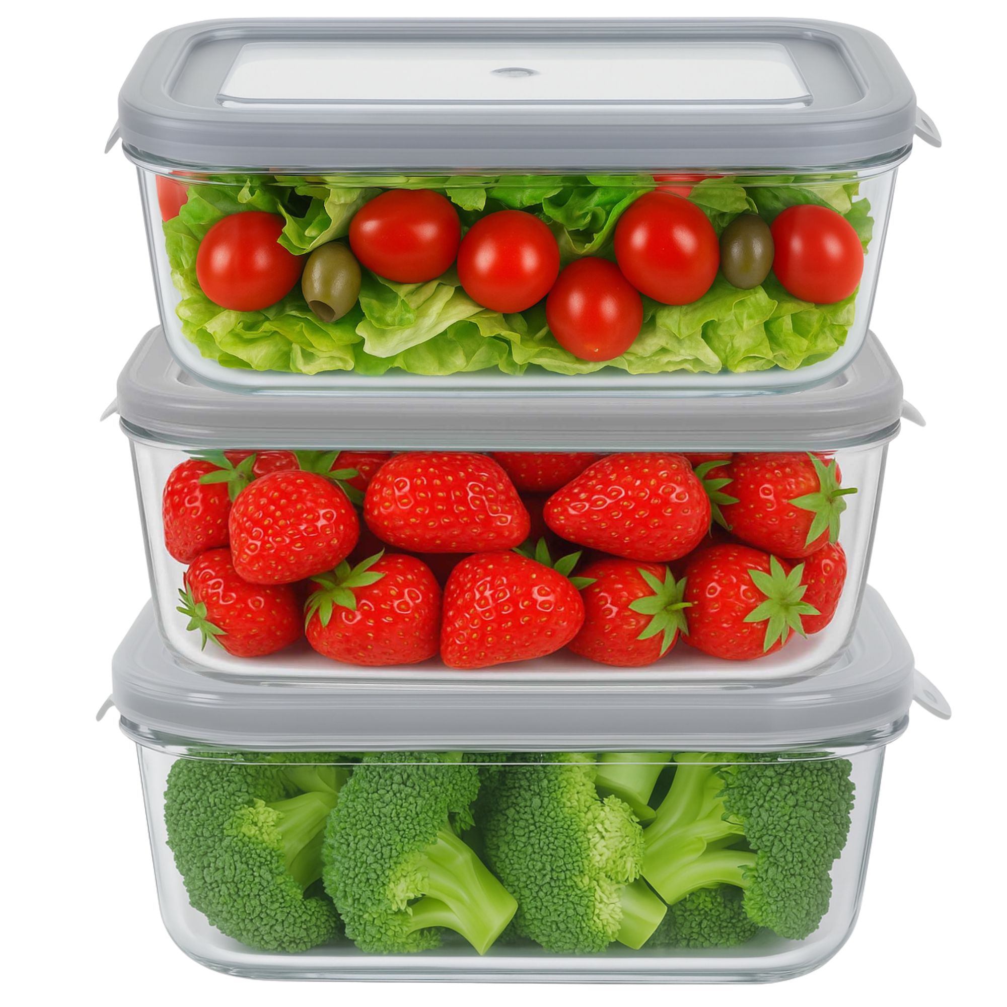 3x Nádoba Na Potraviny Skleněná Žáruvzdorná Nádoba Na TROUBU1500 ml