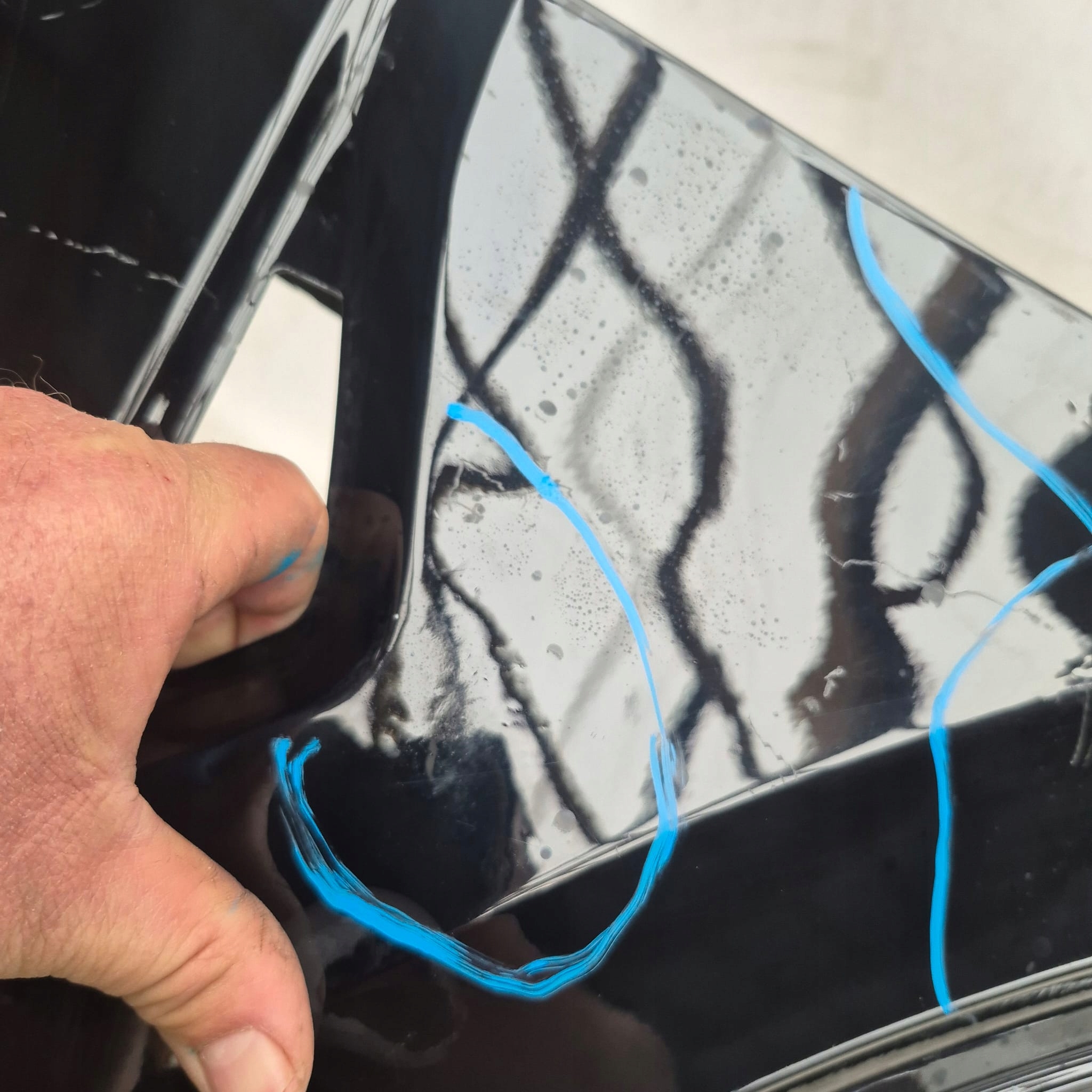 TESLA MDOEL Y 25- fender left front front 1932689-00-D