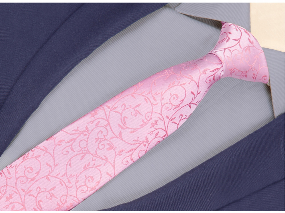 ŻAKARDOWY KRAWAT + POSZETKA Wypustka Męska do Garnituru Mikrofibra k144 Materiał dominujący mikrofibra (mikrofaza)