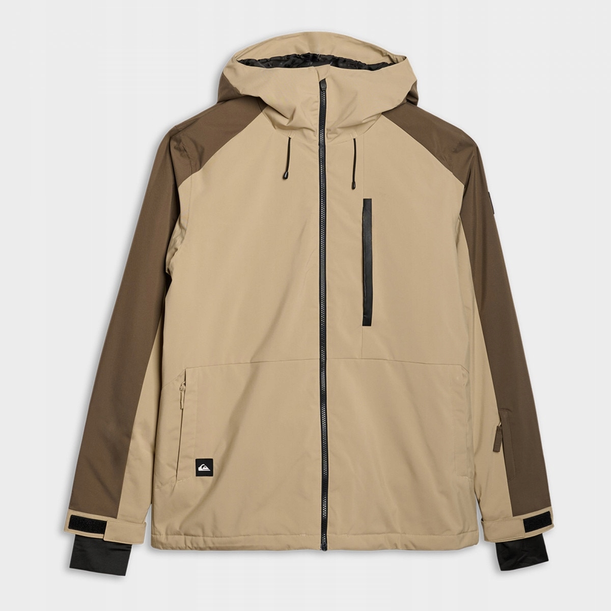 Męska kurtka narciarska Quicksilver Mission Block Jk brązowa