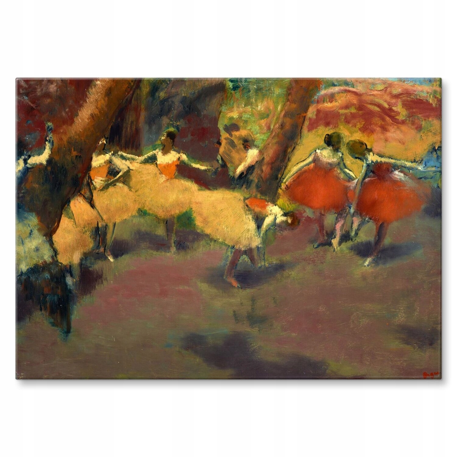 Kovový plakát Before performance Degas Dárek 22 x 31 cm