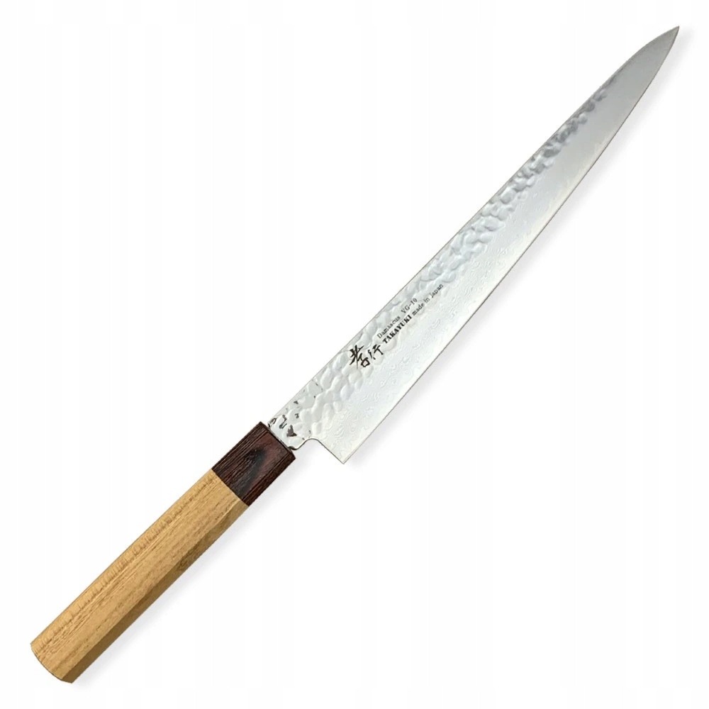 Nôž WA-Sujihiki/Slicer 240mm, Sakai Takayuki VG-10 Zelkova Oktagon