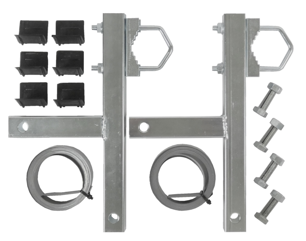 Uchwyt masztu kominowy opaska kominowa obejma 7m stalowa ocynkowana Luxon