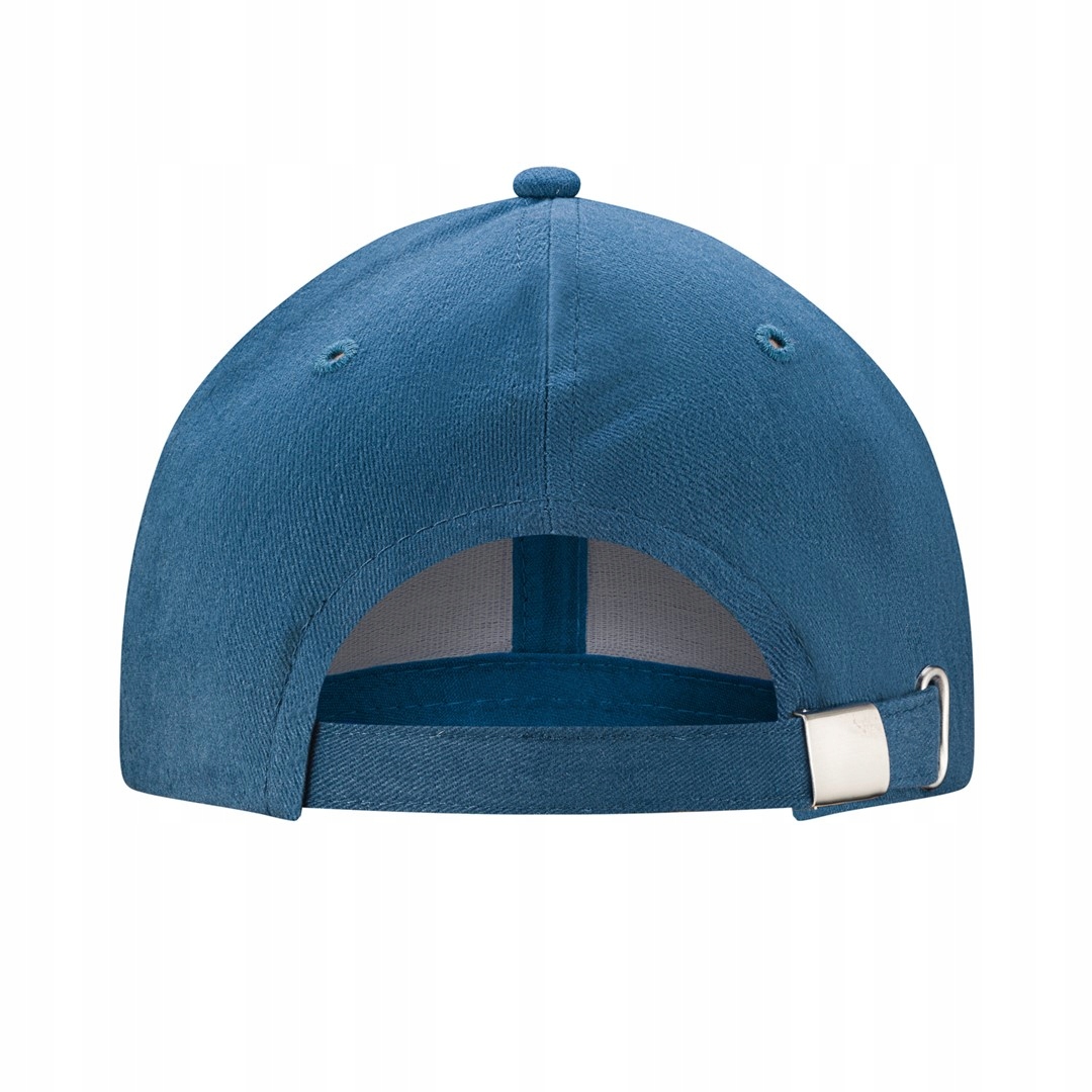 CZAPKA Z DASZKIEM I METALOWYM ZAPIĘCIEM Z WŁASNYM NAPISEM HAFT JEANS Rodzaj aplikacji z haftem