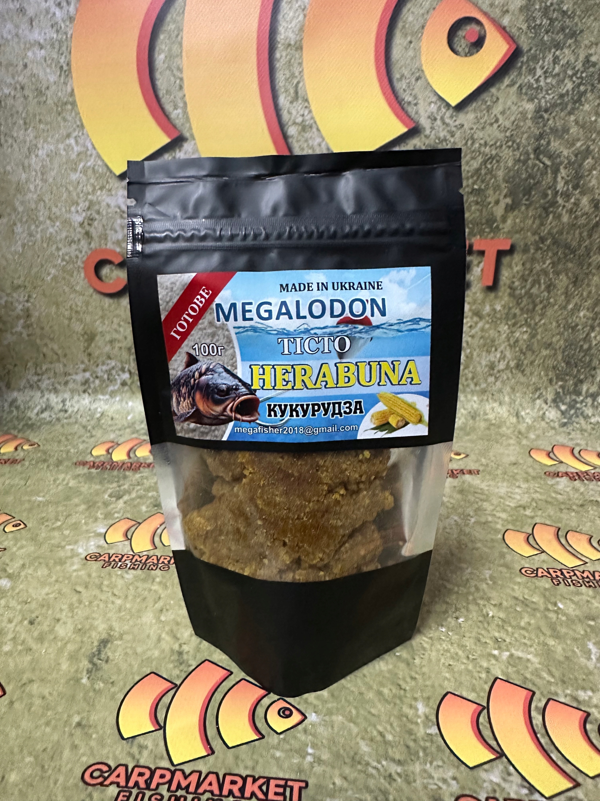 Gotowane Ciasto Megalodon Herabuna 100G Kukurydza