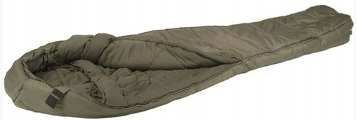 Ciepły Śpiwór wojskowy Mumia 3D khaki oliwka 230cm