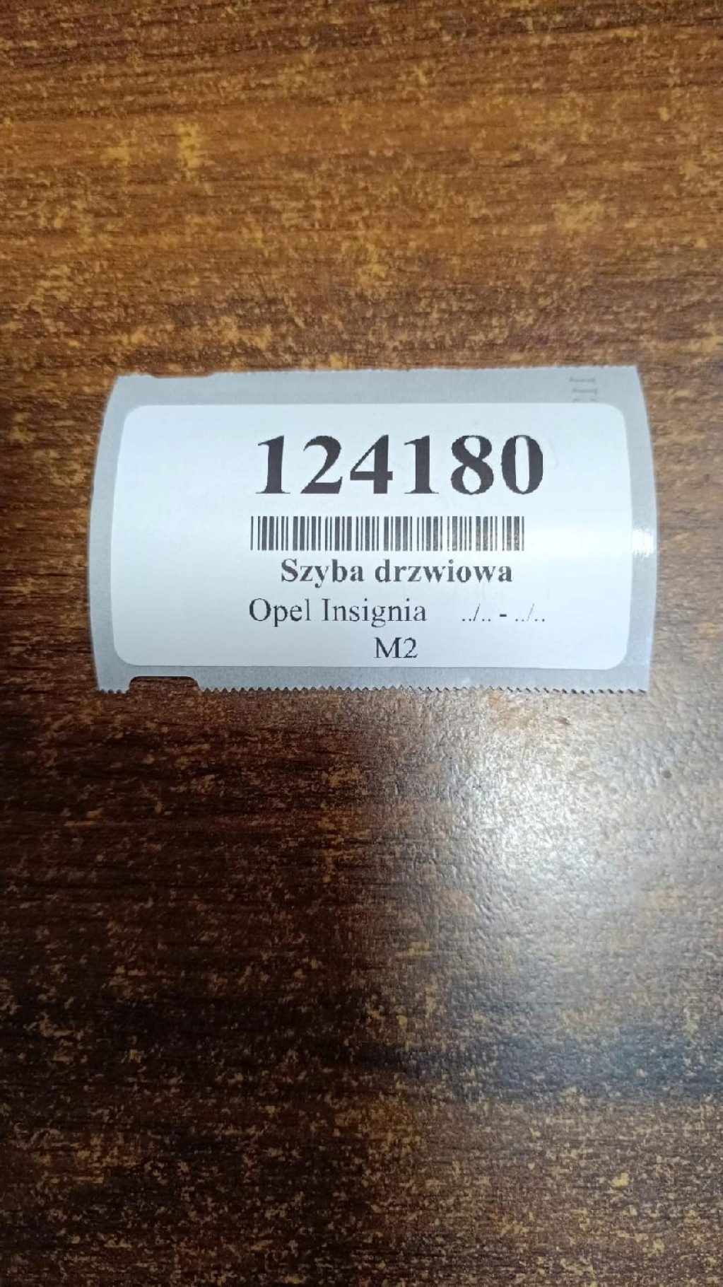 OPEL INSIGNIA HB window door left rear part