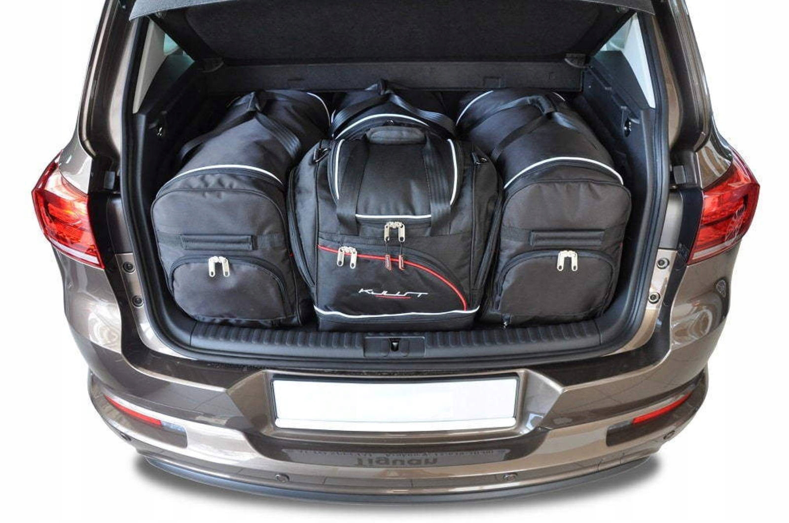 J&j Automotive Sada 4ks cestovných tašiek Sport pre Vw Tiguan 2007-2015